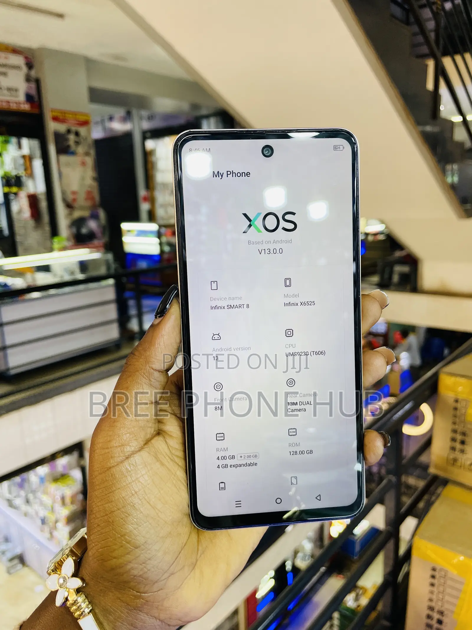 Infinix Smart 8 128 GB Rose Gold