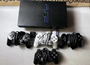 Vintage Sony Playstation 2 Console 2 Controllers