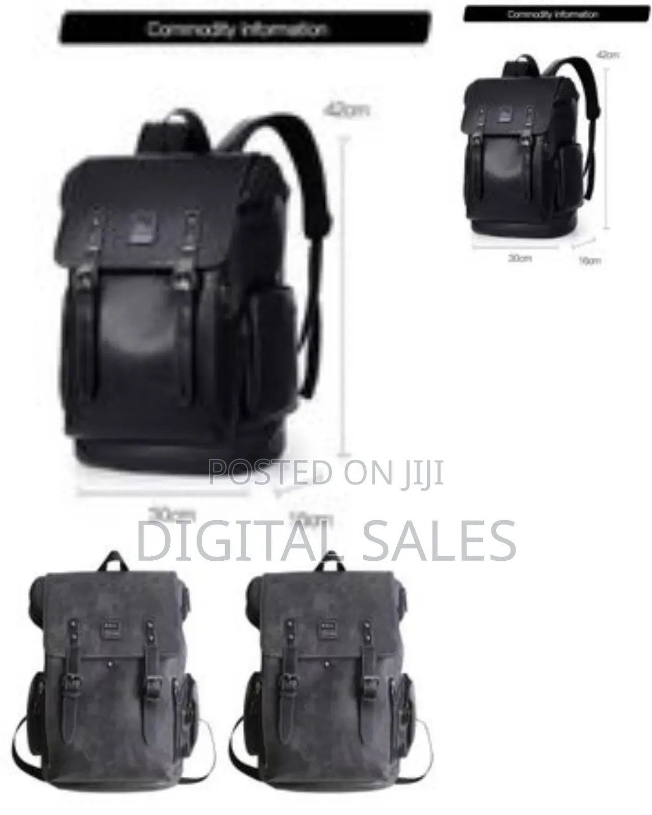 Vintage Backpack Soft Leather for Men, High-Quality Luxury Designer
