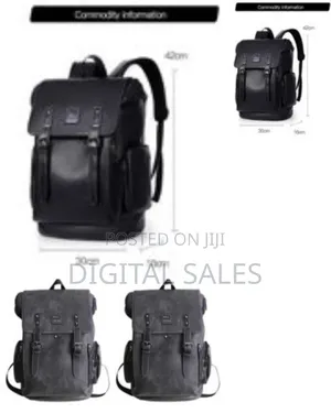 Vintage Backpack Soft Leather for Men, High-Quality Luxury Designer