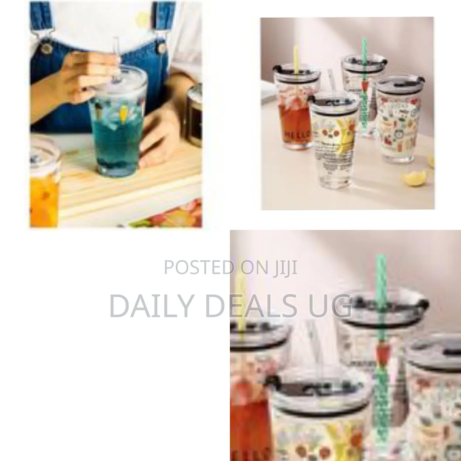 Reusable 450ml Glass Tumbler