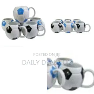 Ceramic Soccer Ball Mugs