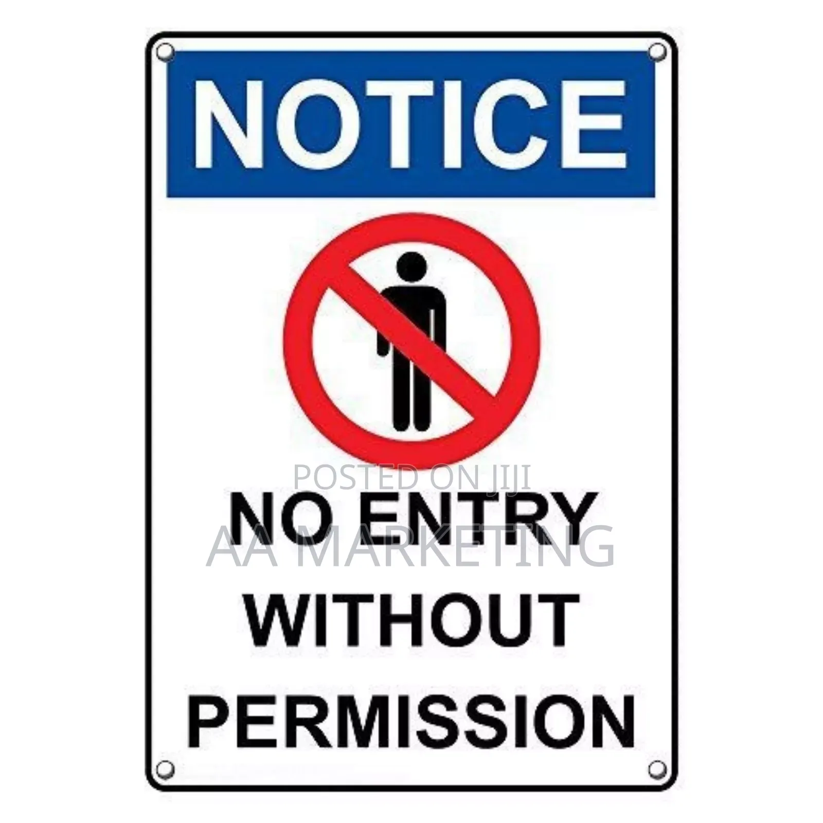 Warning Signages