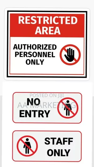 Warning Signages