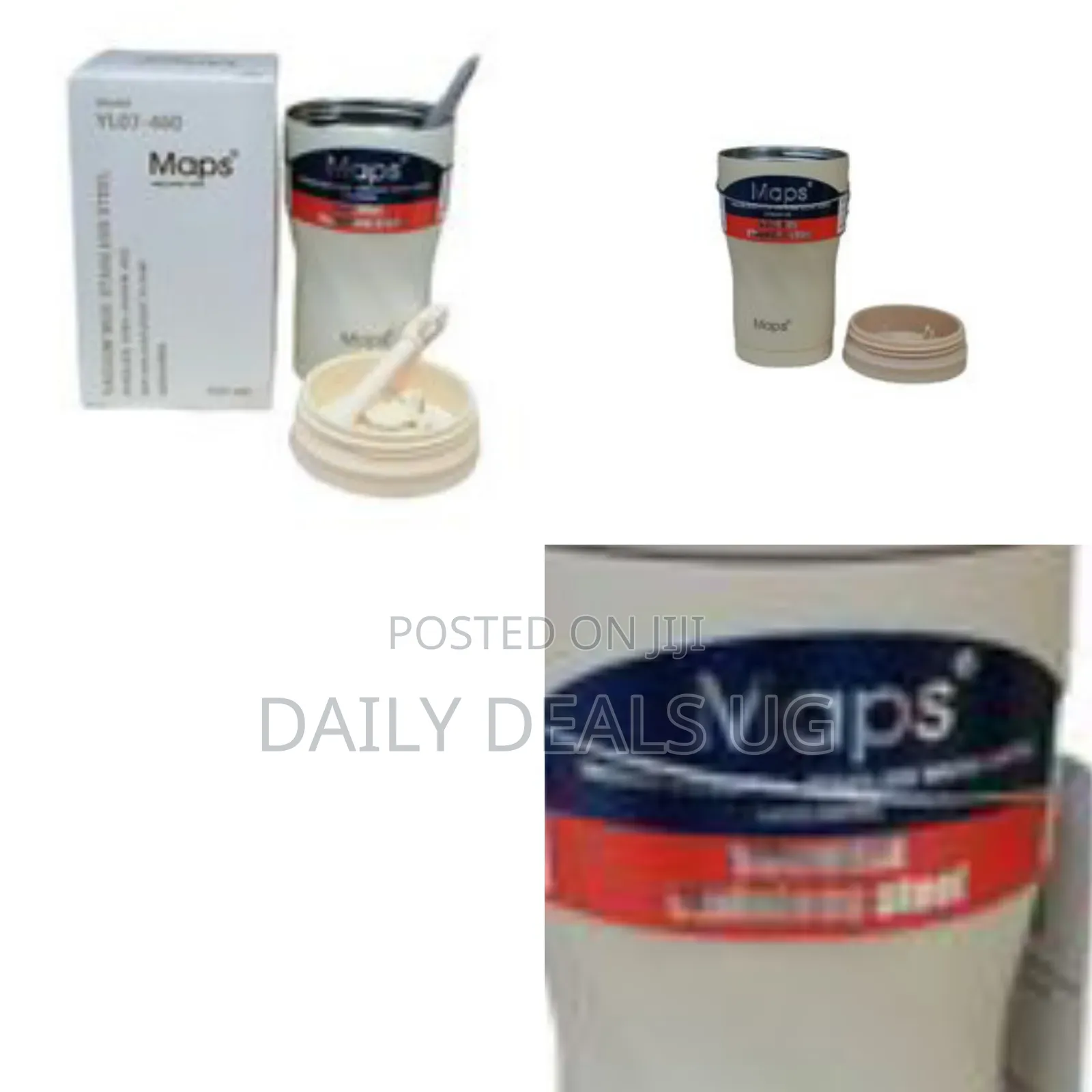 Maps Vacuum Stainless Steel Mug