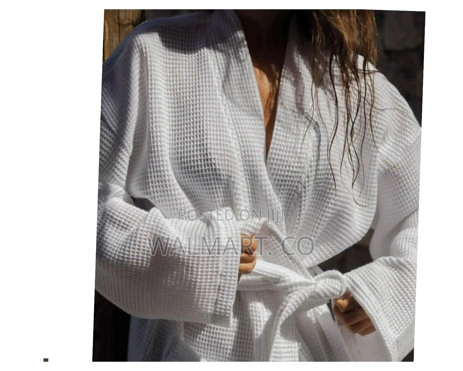 Waffle Cotton Bathrobe