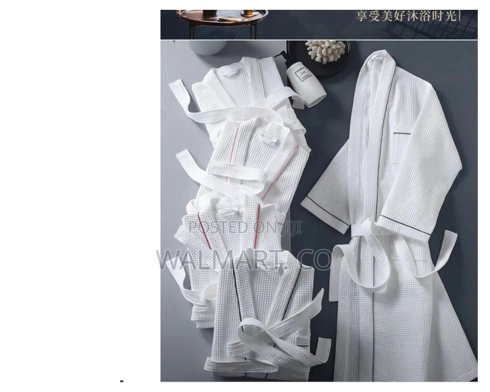 Waffle Cotton Bathrobe
