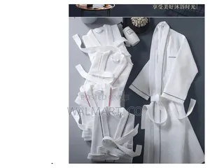 Waffle Cotton Bathrobe