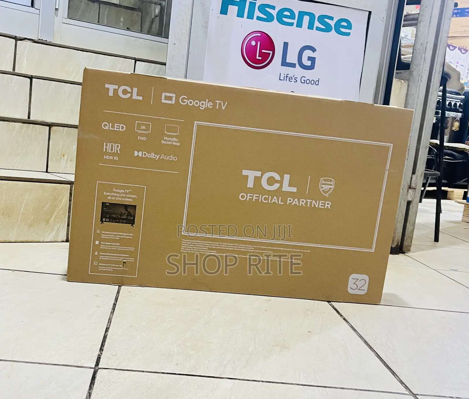 TCL 32 Inches HDR Google Cast Qled Smart Tv