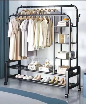 Multifunctional Metal Garment Rack,