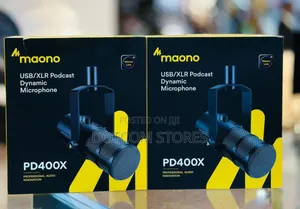 Maono Pd400x Usb/XLR Podcast Dynamic Microphone.