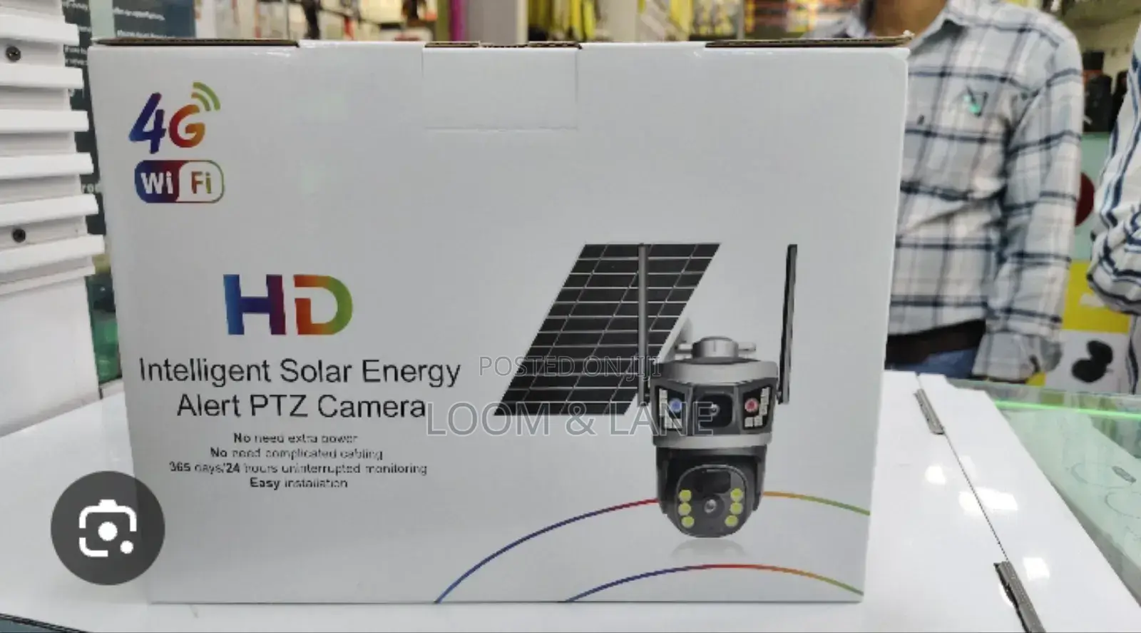 4g Wi-Fi Hd Intelligent Solar Alert PTZ Camera