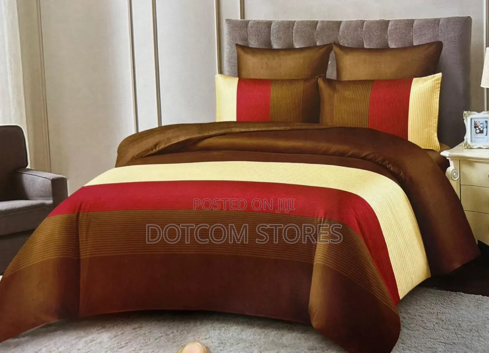 6pc Quilt Duvet Laced Set