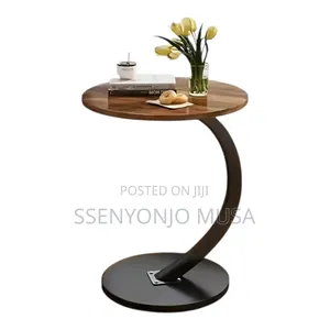 C-Shaped Coffee Table - Yellow