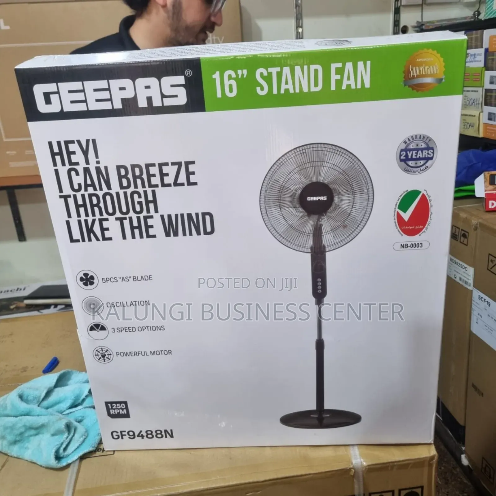 16" Stand Fan Geepas Stand Fan