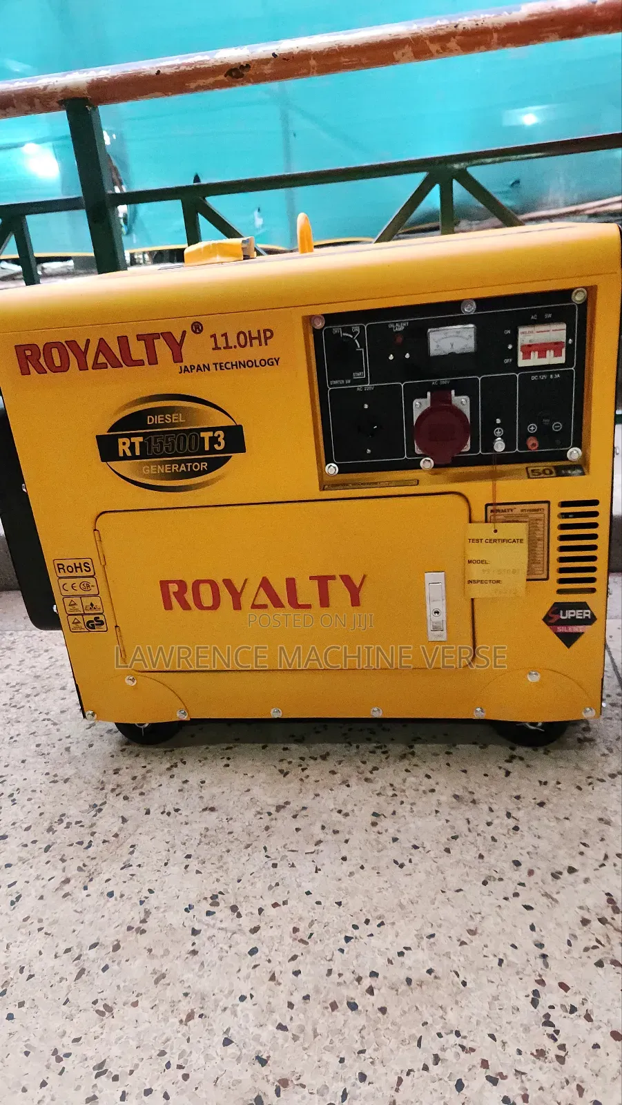Diesel Generator Three Phase 7.5kva