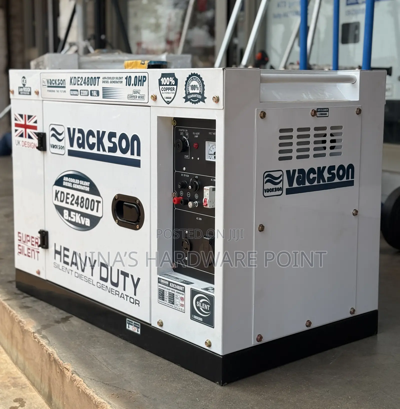 Generator 8.5kva /Diesel Vackson Generator
