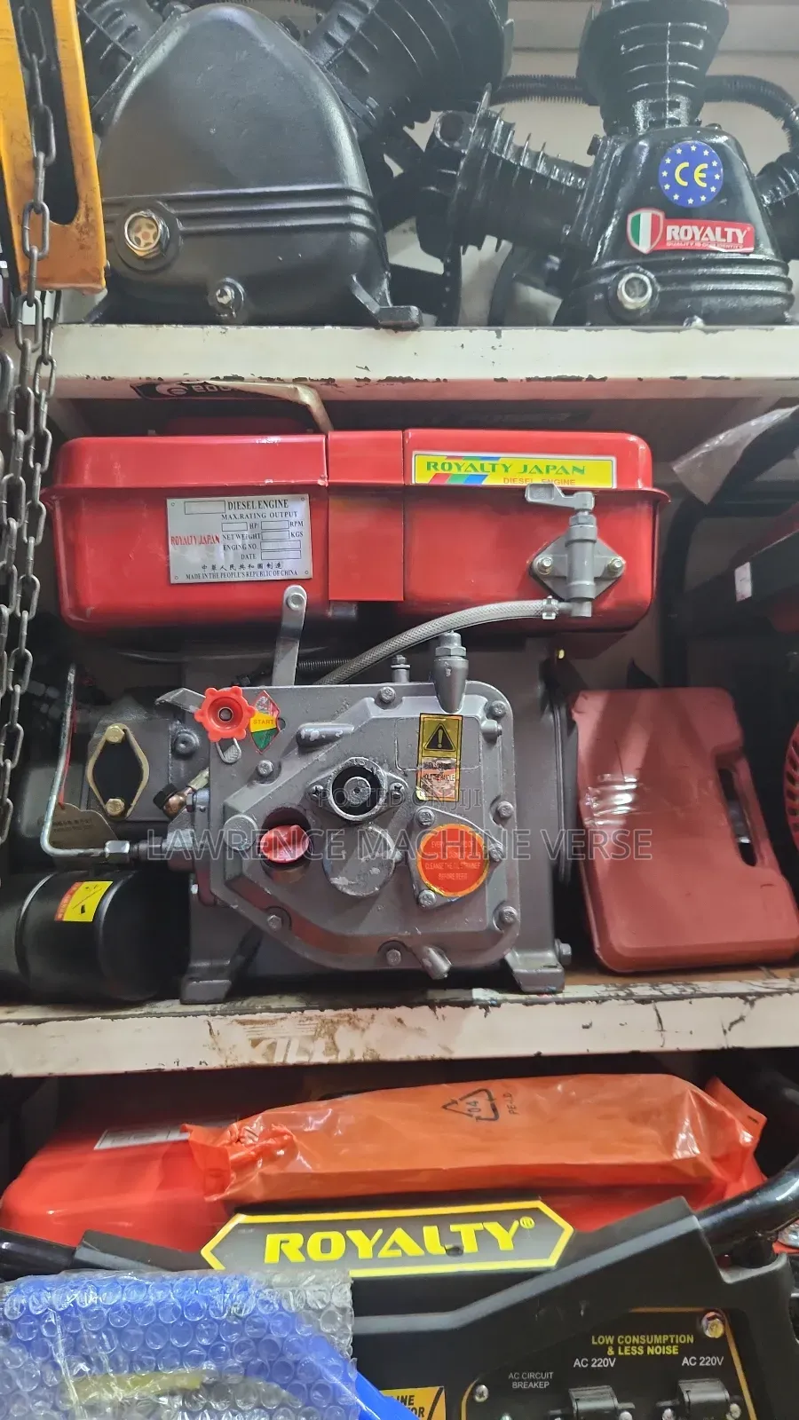 Water Cooled Engine 7 Hose Power