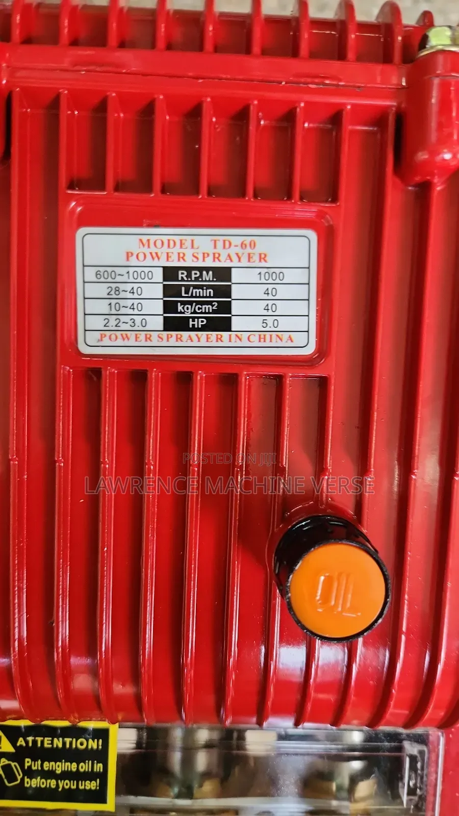 Power Sprayer Head/ Pressure Pump