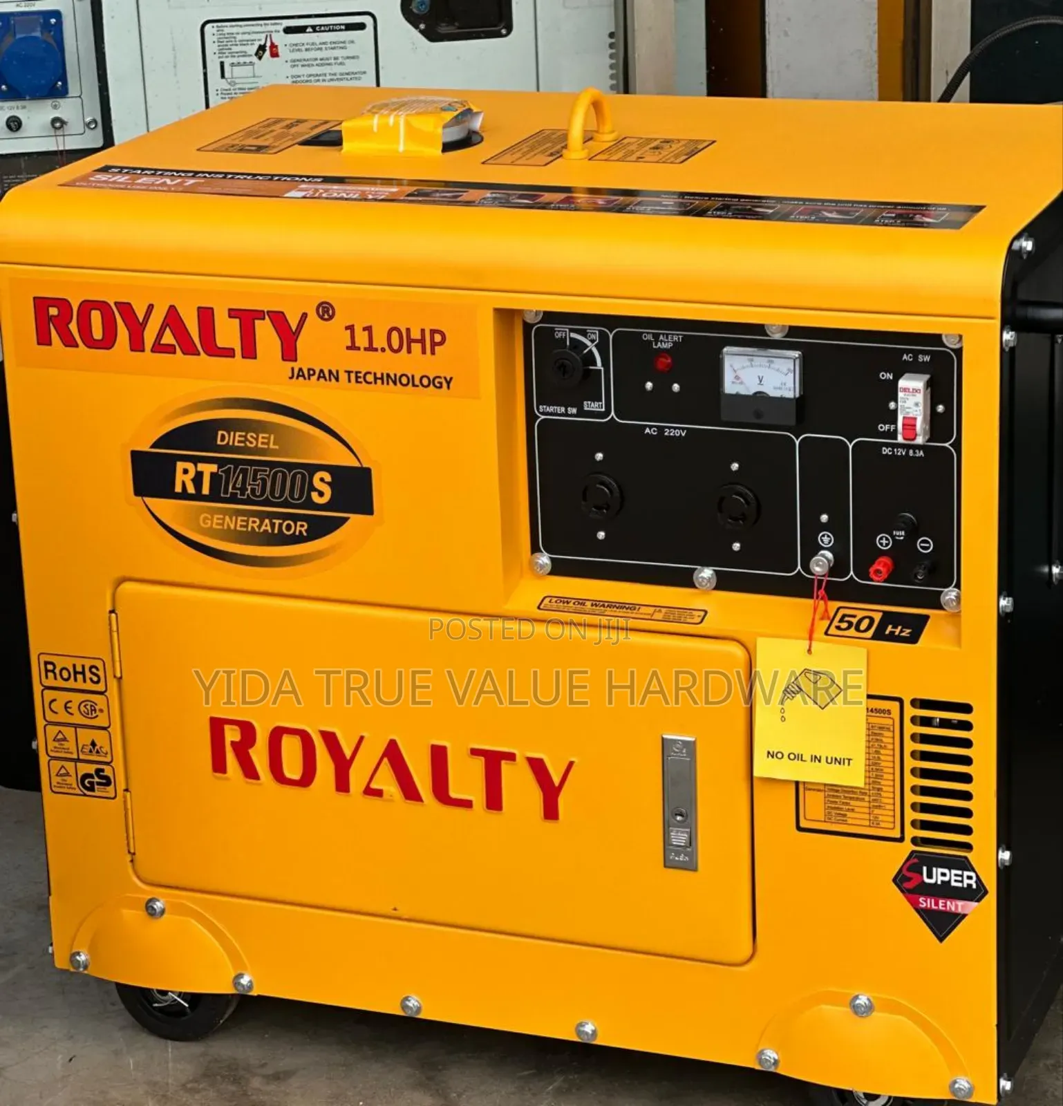 Generator Royalty 7 Kva (11hp) Japan