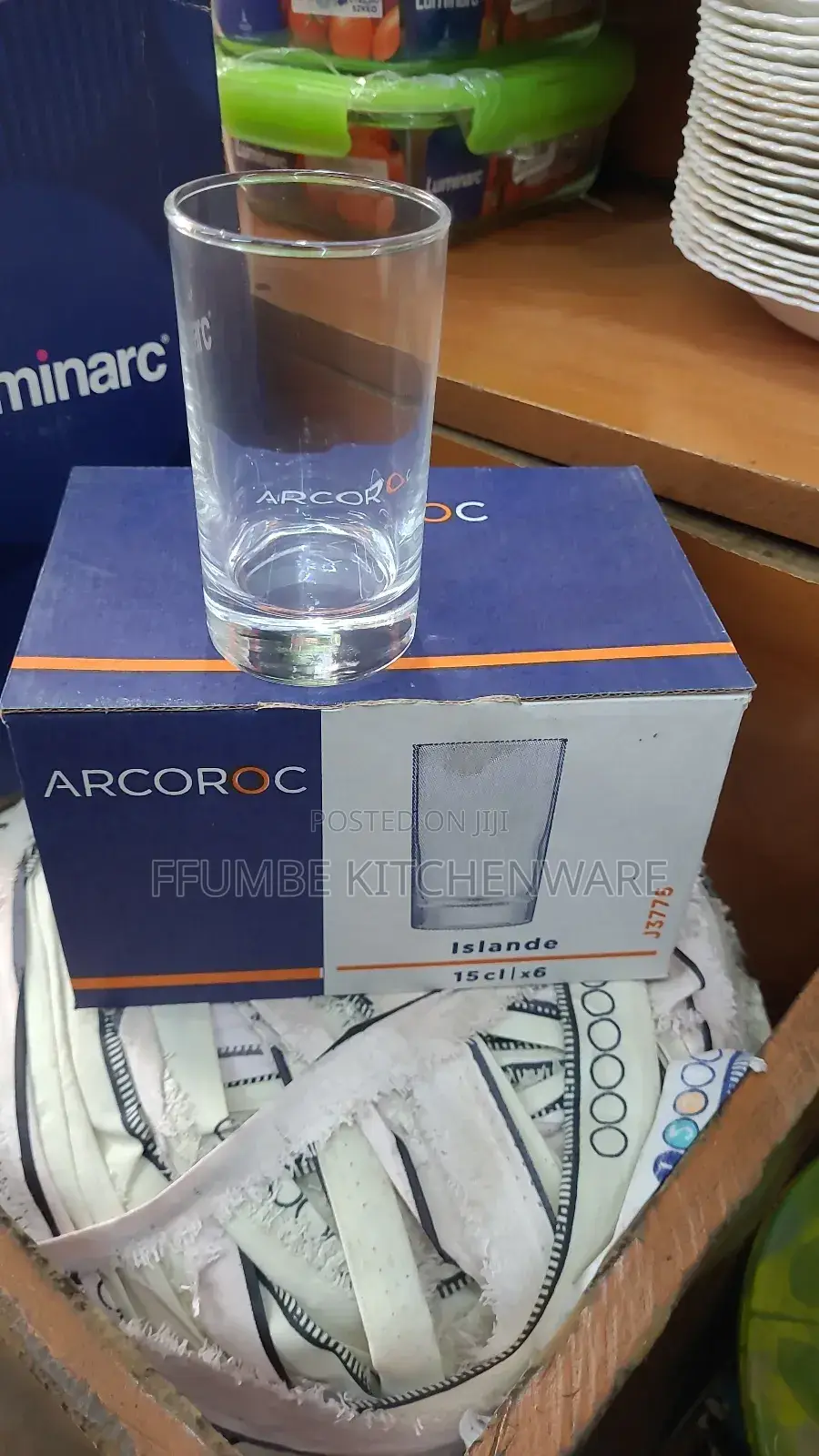 Glass or Breakfast Glass Luminac 6pieces