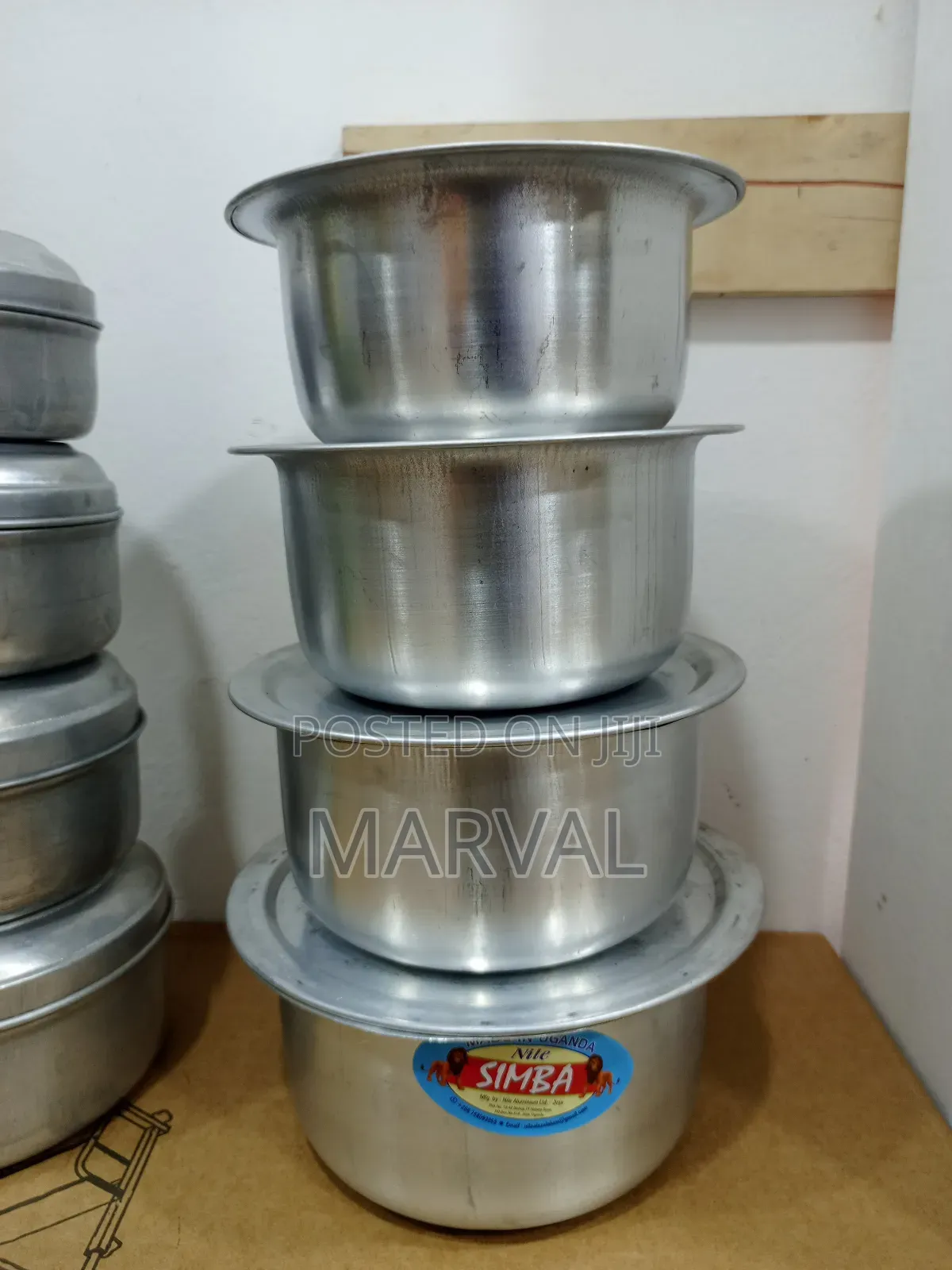 Nile Brand Aluminium Saucepan Set