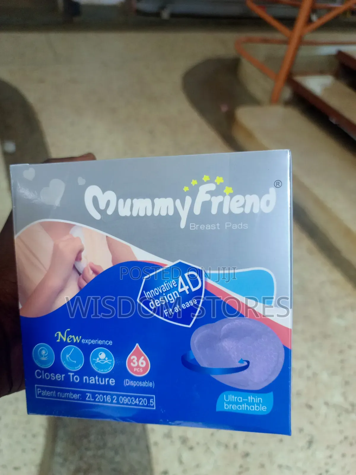 36pcs Mummy Friend Disposable Breast Pads.