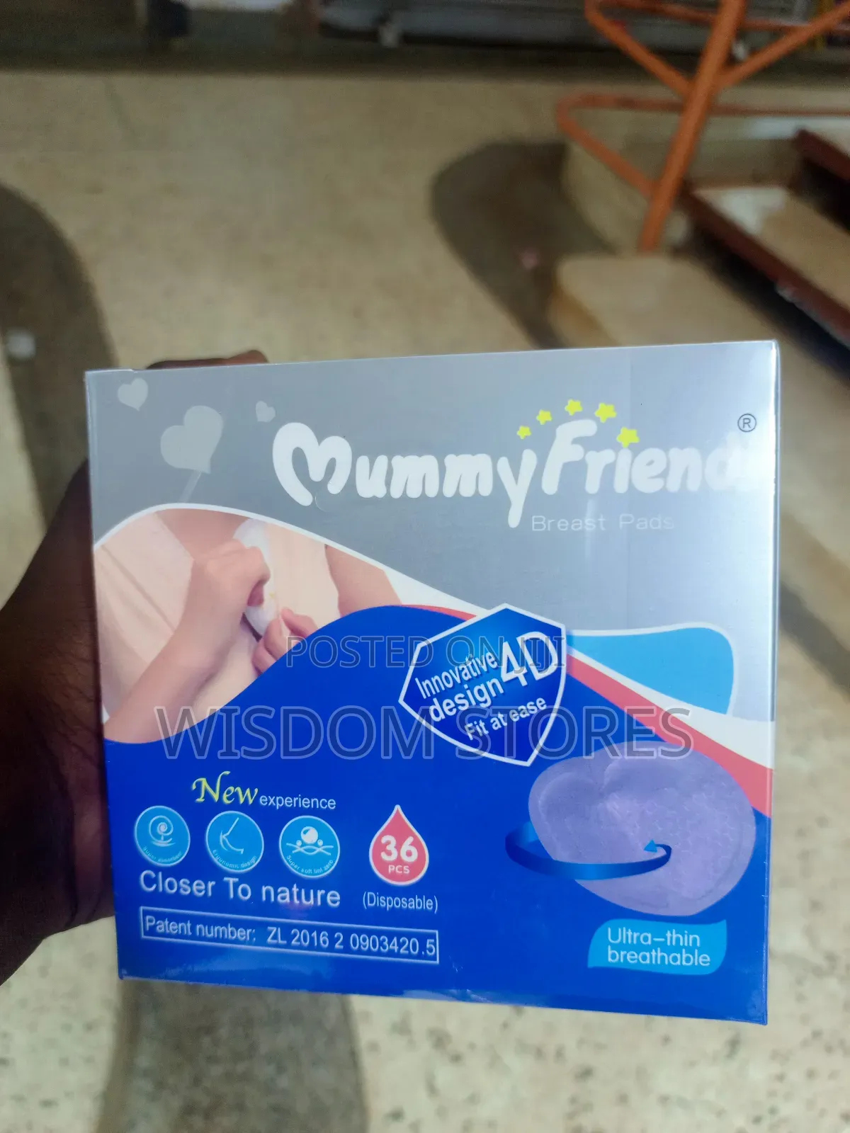 36pcs Mummy Friend Disposable Breast Pads.