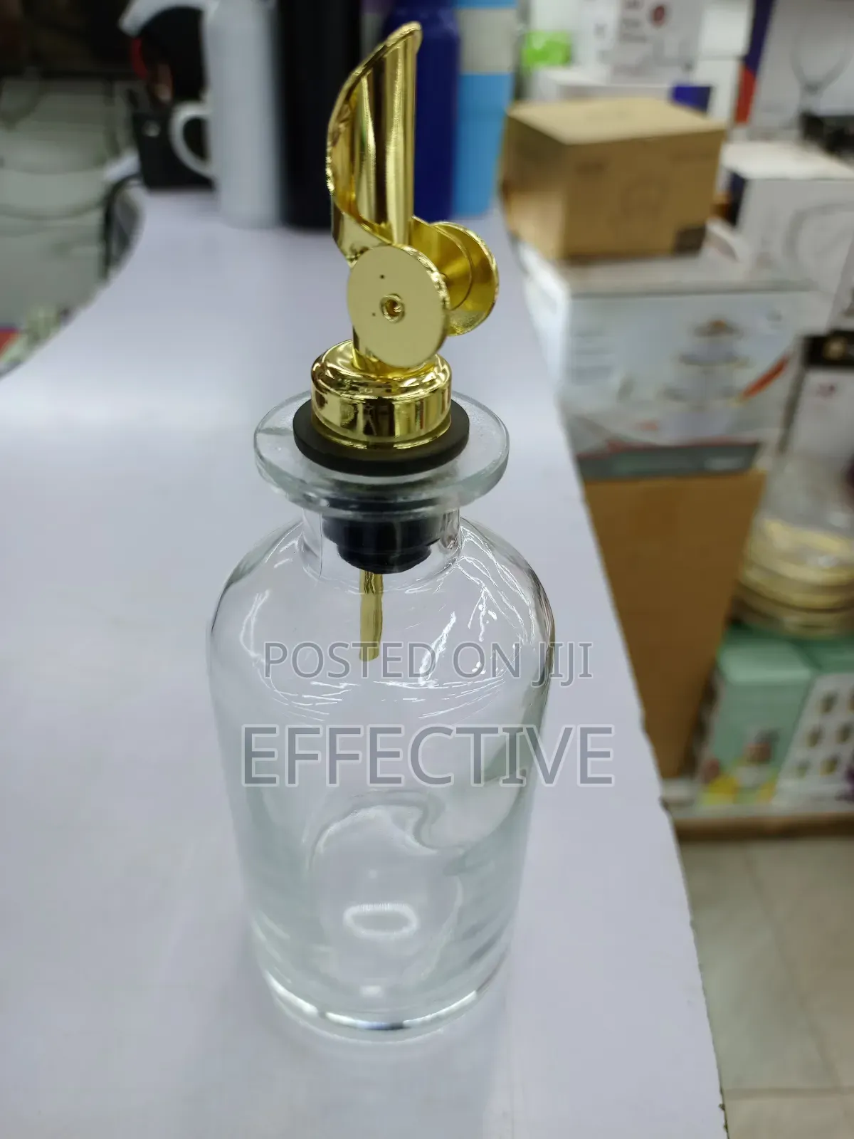 Glass Oil Dispenser Bottle.