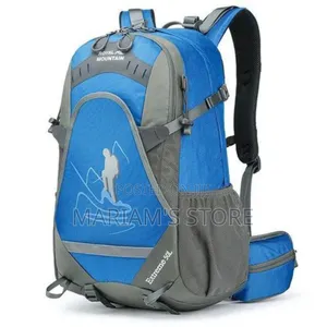 Outdoor Sports Backpack Men’S Large Bag, Camping Travel - Blue