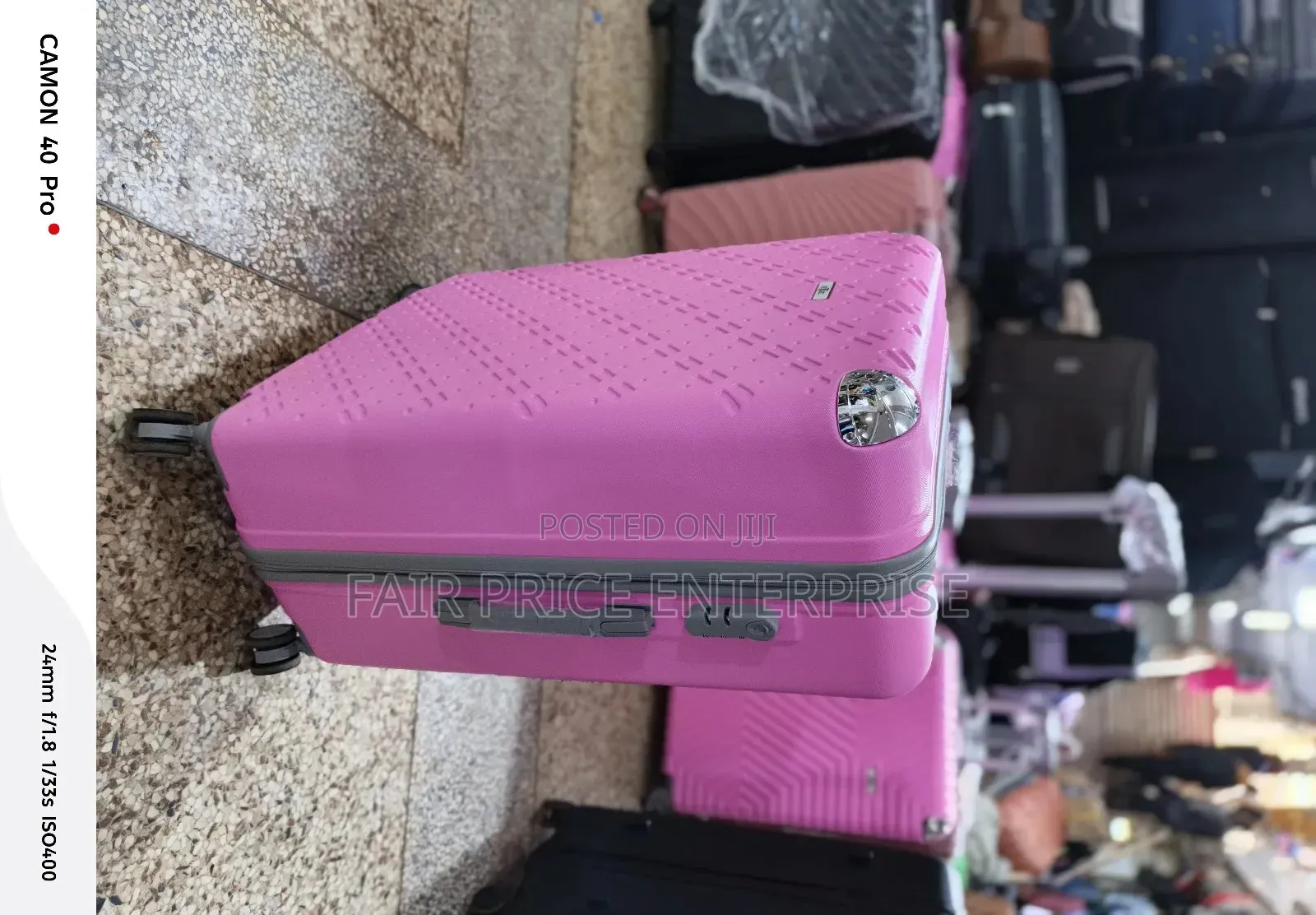 Executive Plastic Suitcase. Large Size. Pick Color