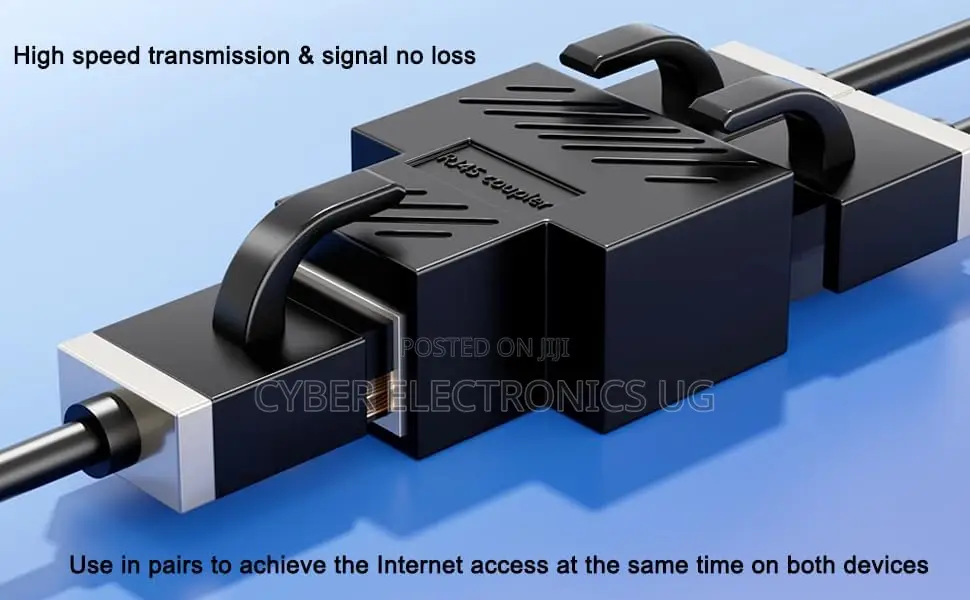 Rj45 Coupler Ethernet Splitter Extender 1x2