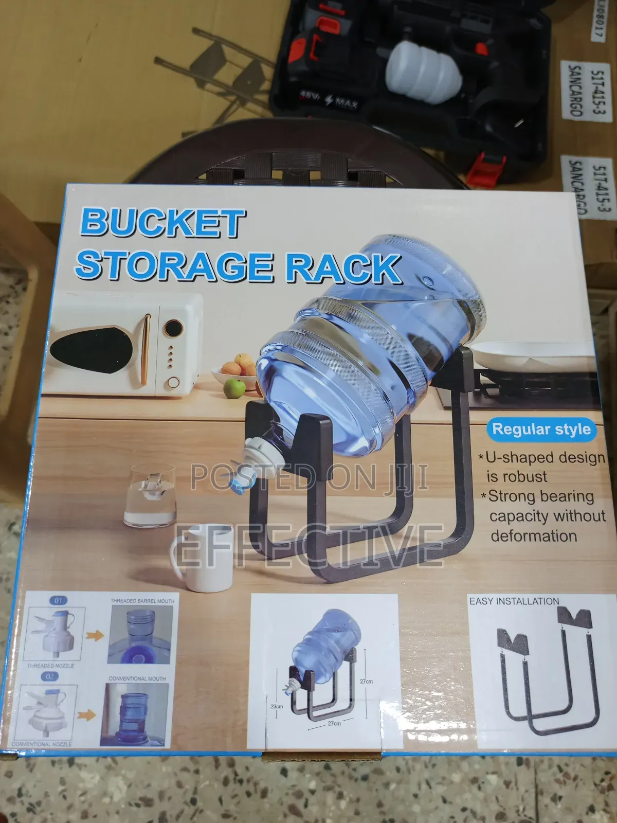 Bucket Storage Rack.