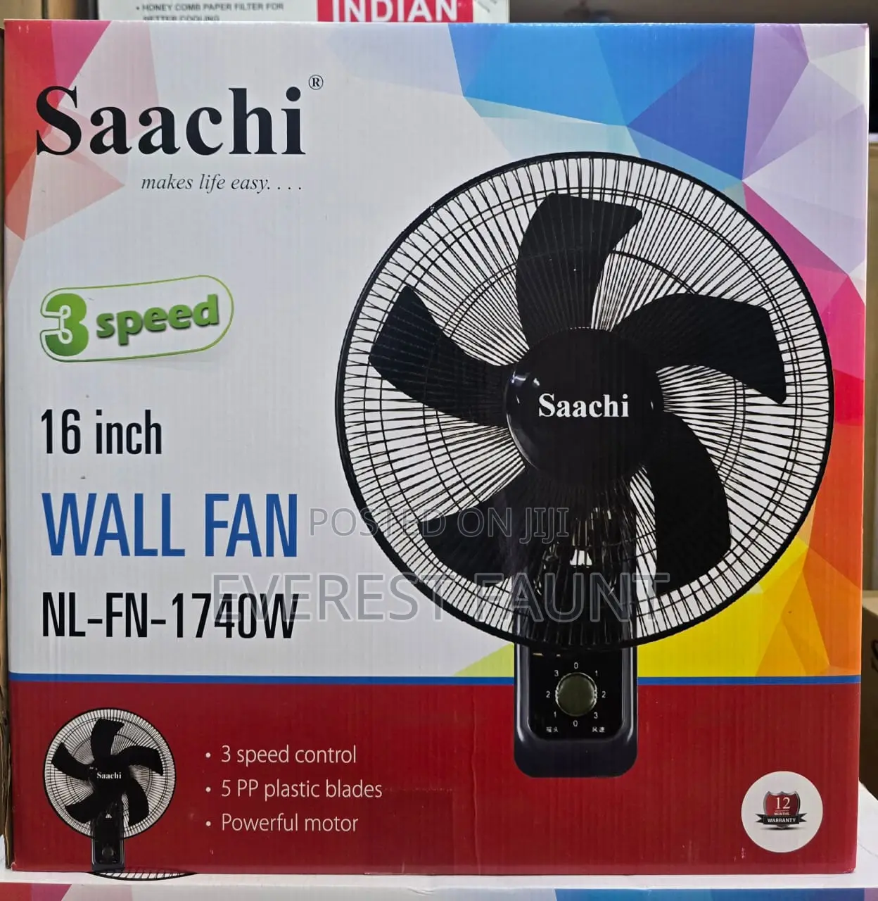 Saachi Wall Fan 16 Inches