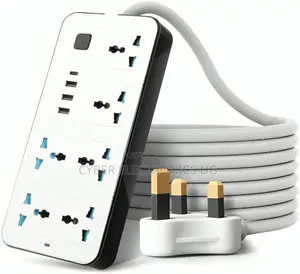 Universal Power Extension Cord Uk Plug 3m Heavy Duty Cable