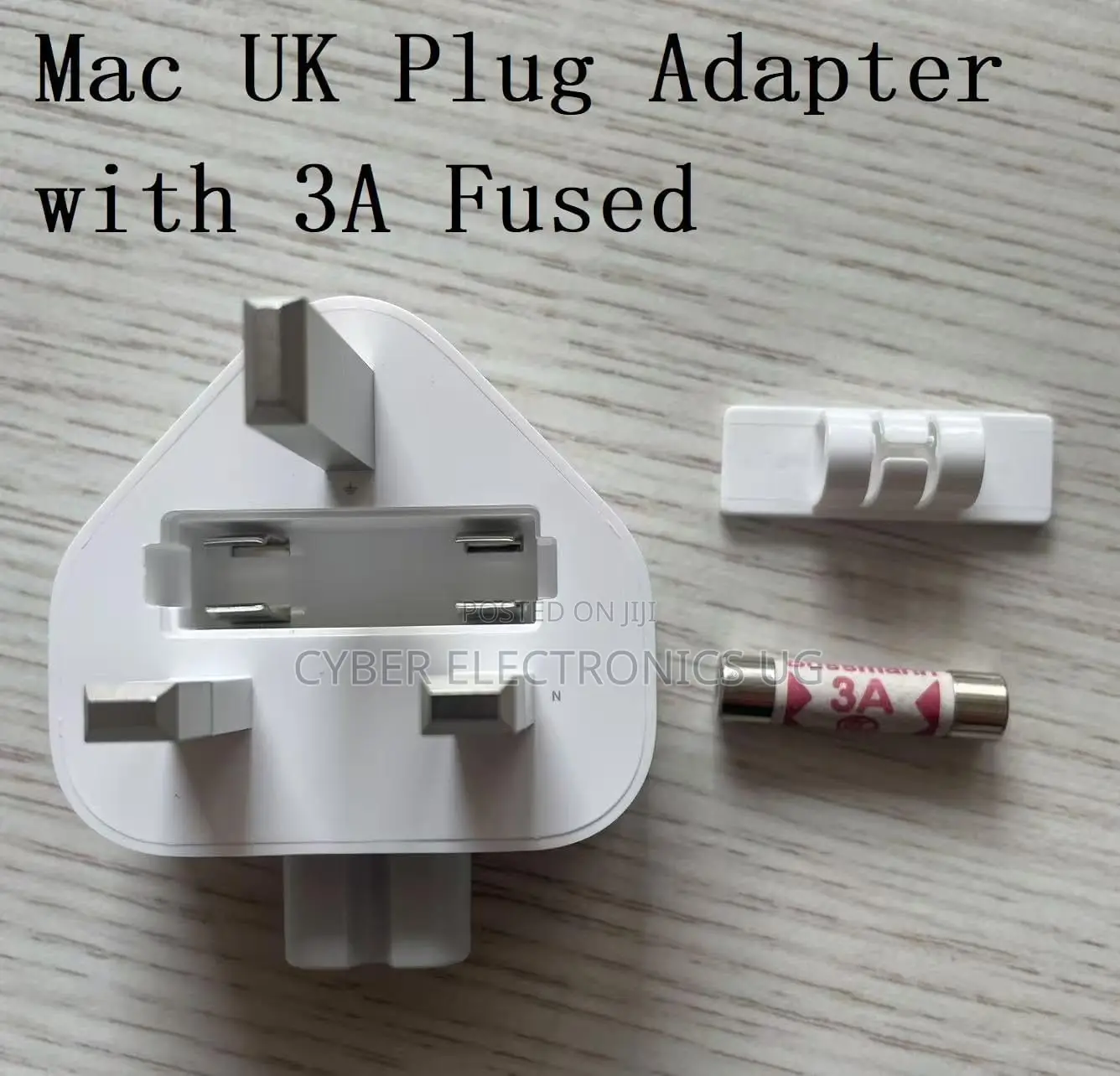 3 Prong Mac Ac Power Adapter Uk Standard Plug Uk Travel Charger