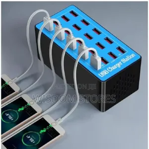 20 Port Usb Charging Station Power 100w Desktop Port Charger