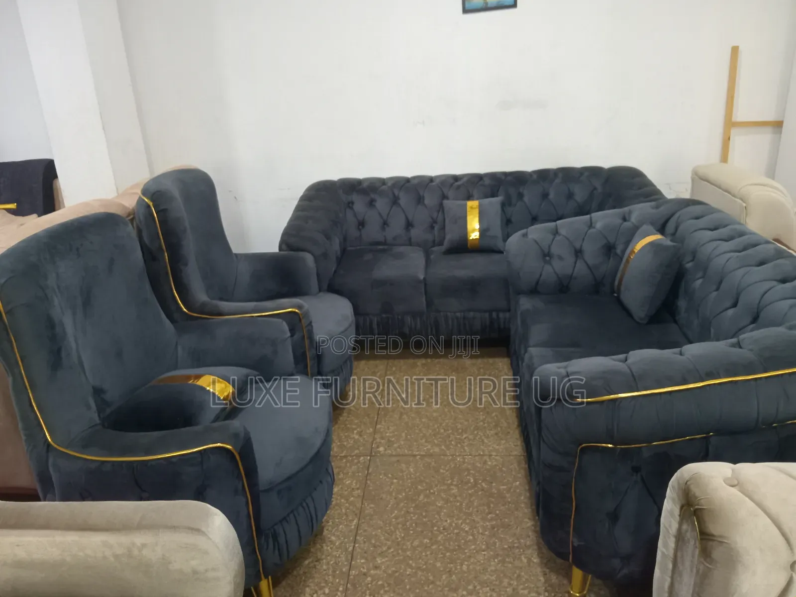 Gray Modern 7seater Sofa Set