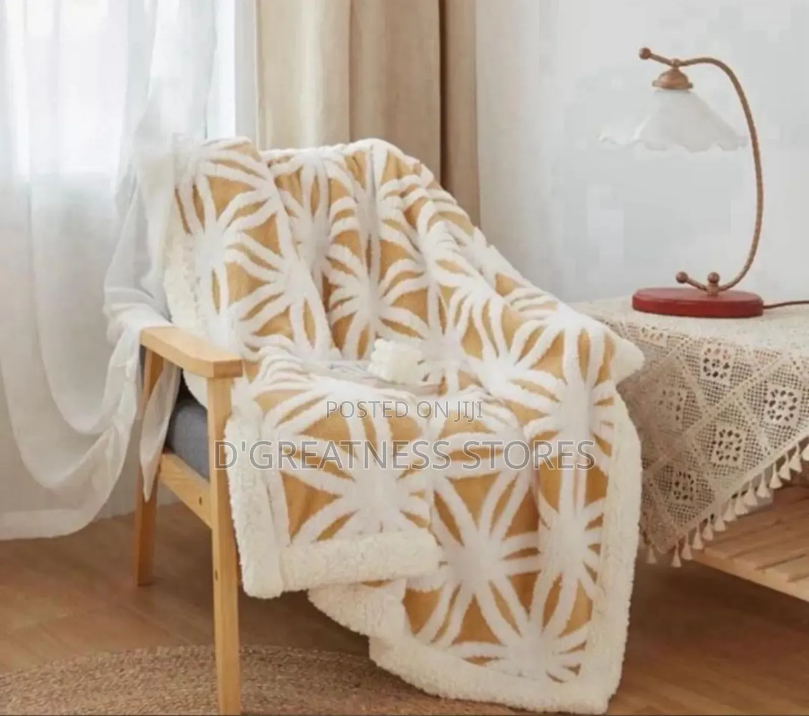 Fleece Blankets With White