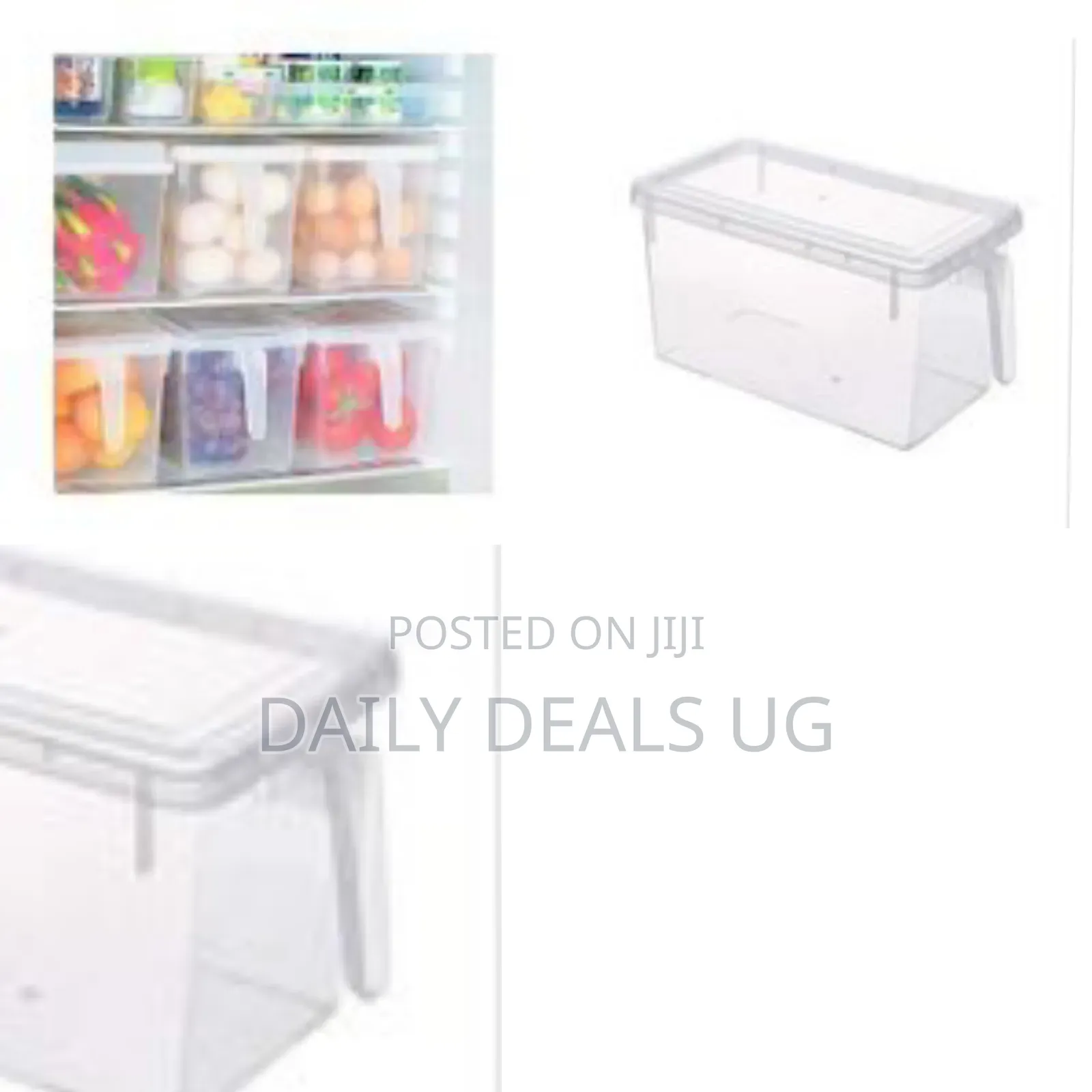 Transparent Plastic Food Storage Containers