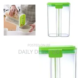 2 Section Multi-Functional Airtight Food Storage Container