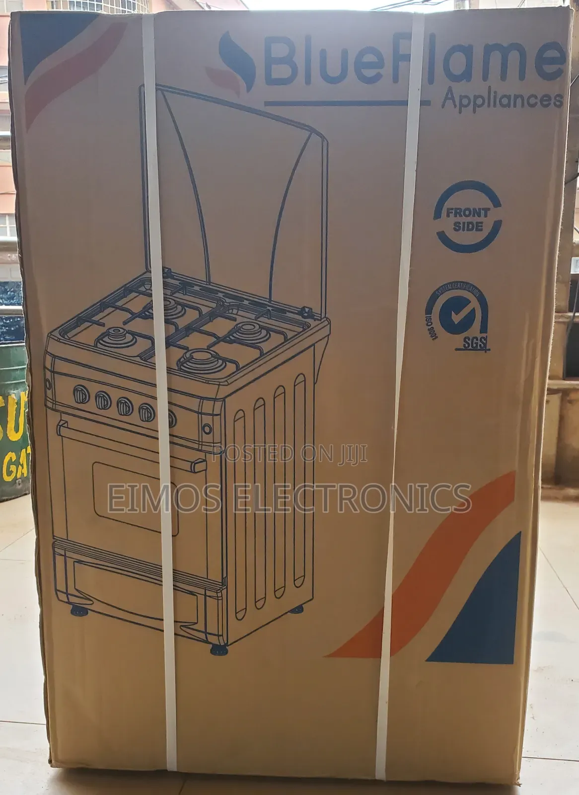 Blue Frame 2gas 2 Electric Gas Cooker