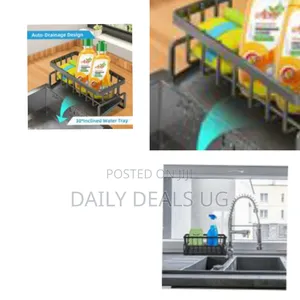 Multi-Functional Kitchen Sink Caddy Organizer and Drain