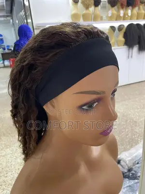 Head Band Wigs Deep Wave 18 Inches
