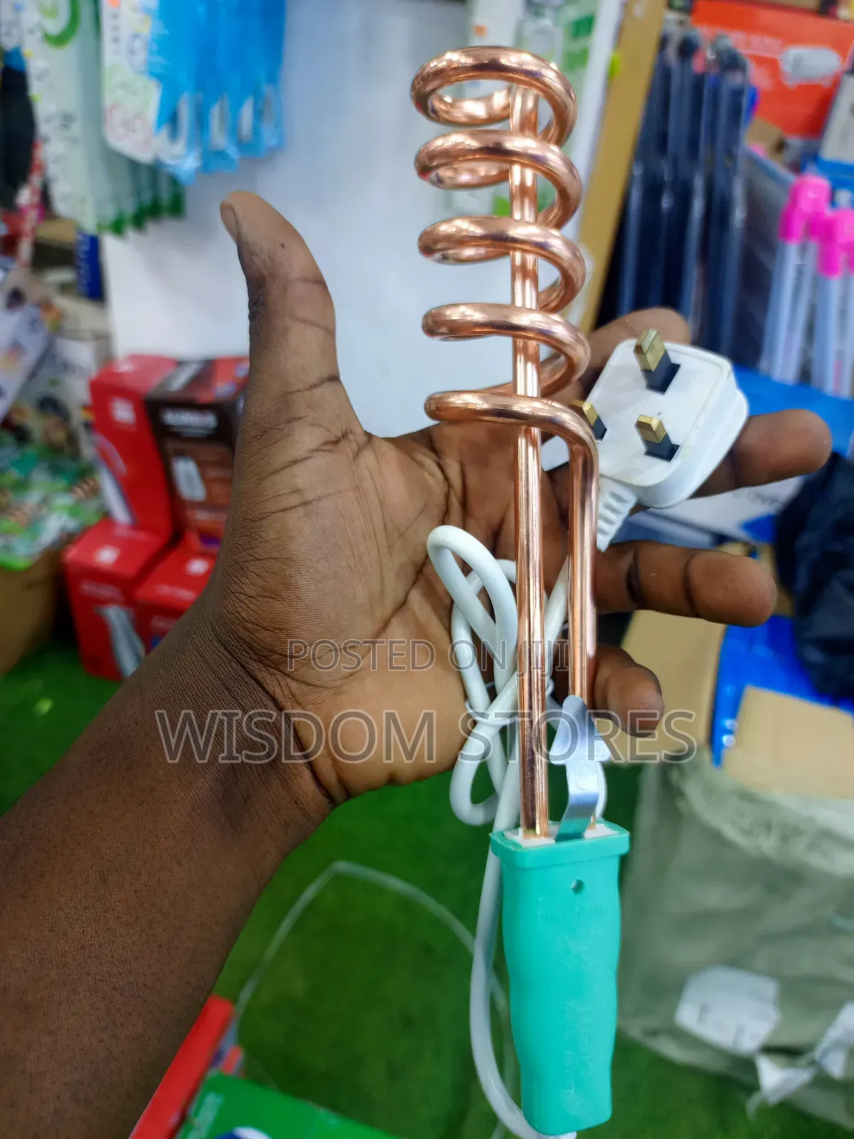 Portable Electric Immersion Water Heater.