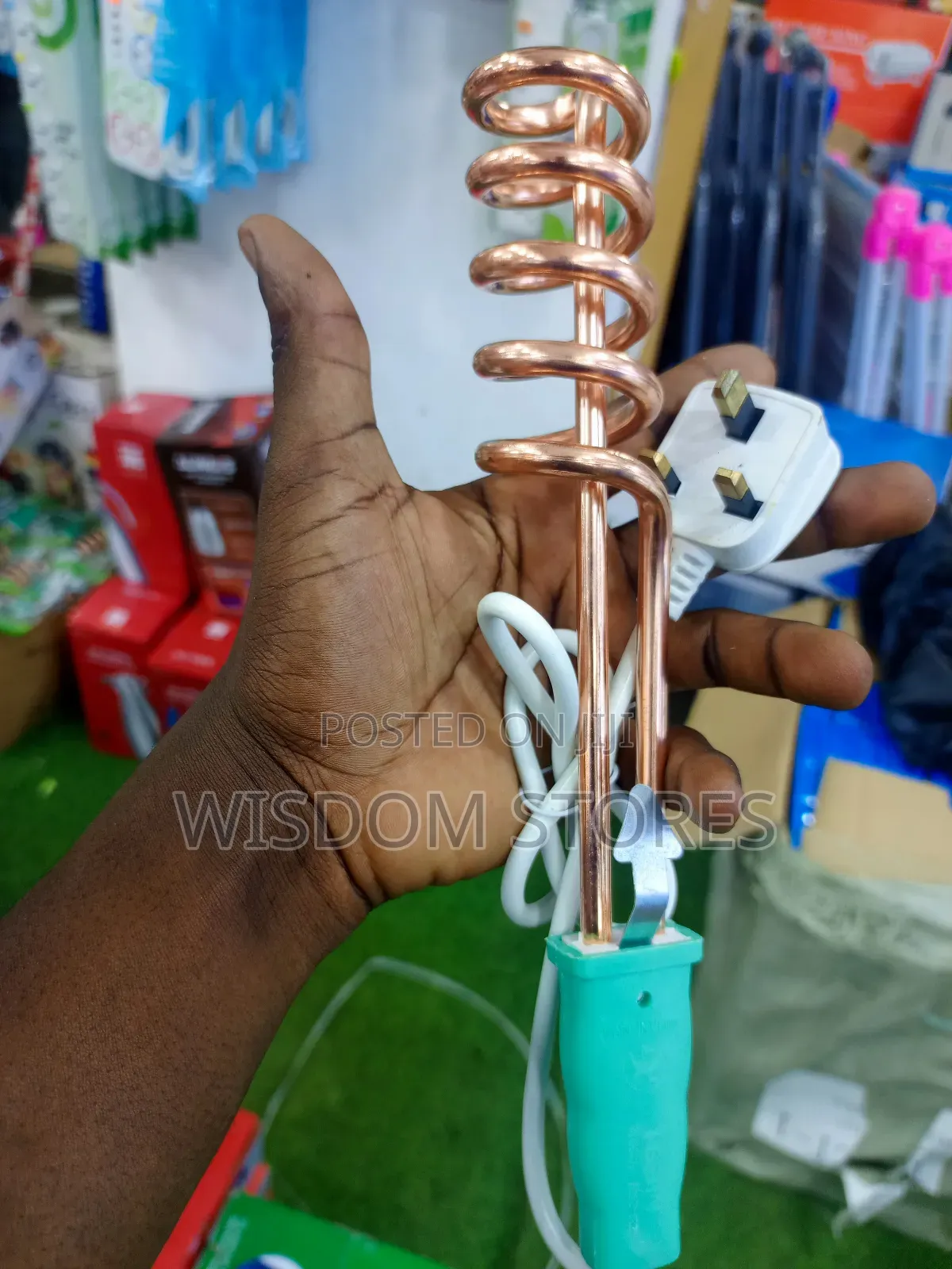 Portable Electric Immersion Water Heater.