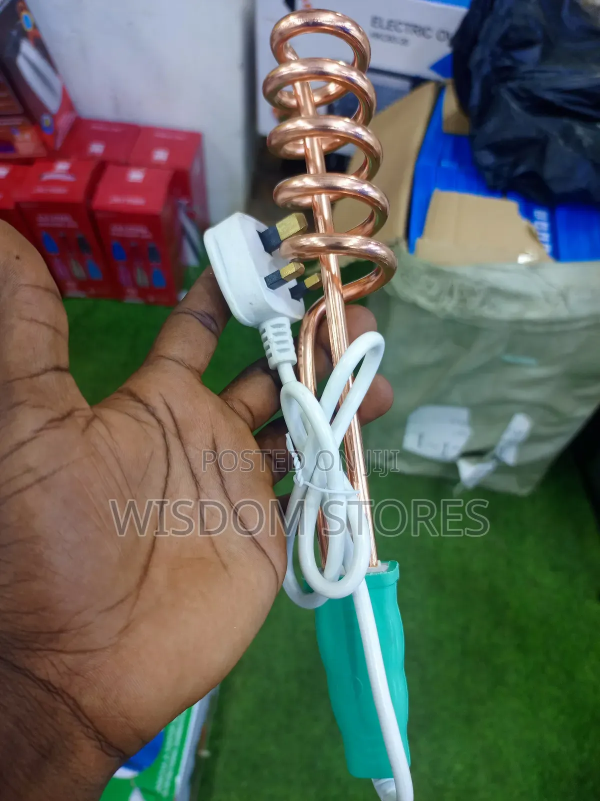 Portable Electric Immersion Water Heater.