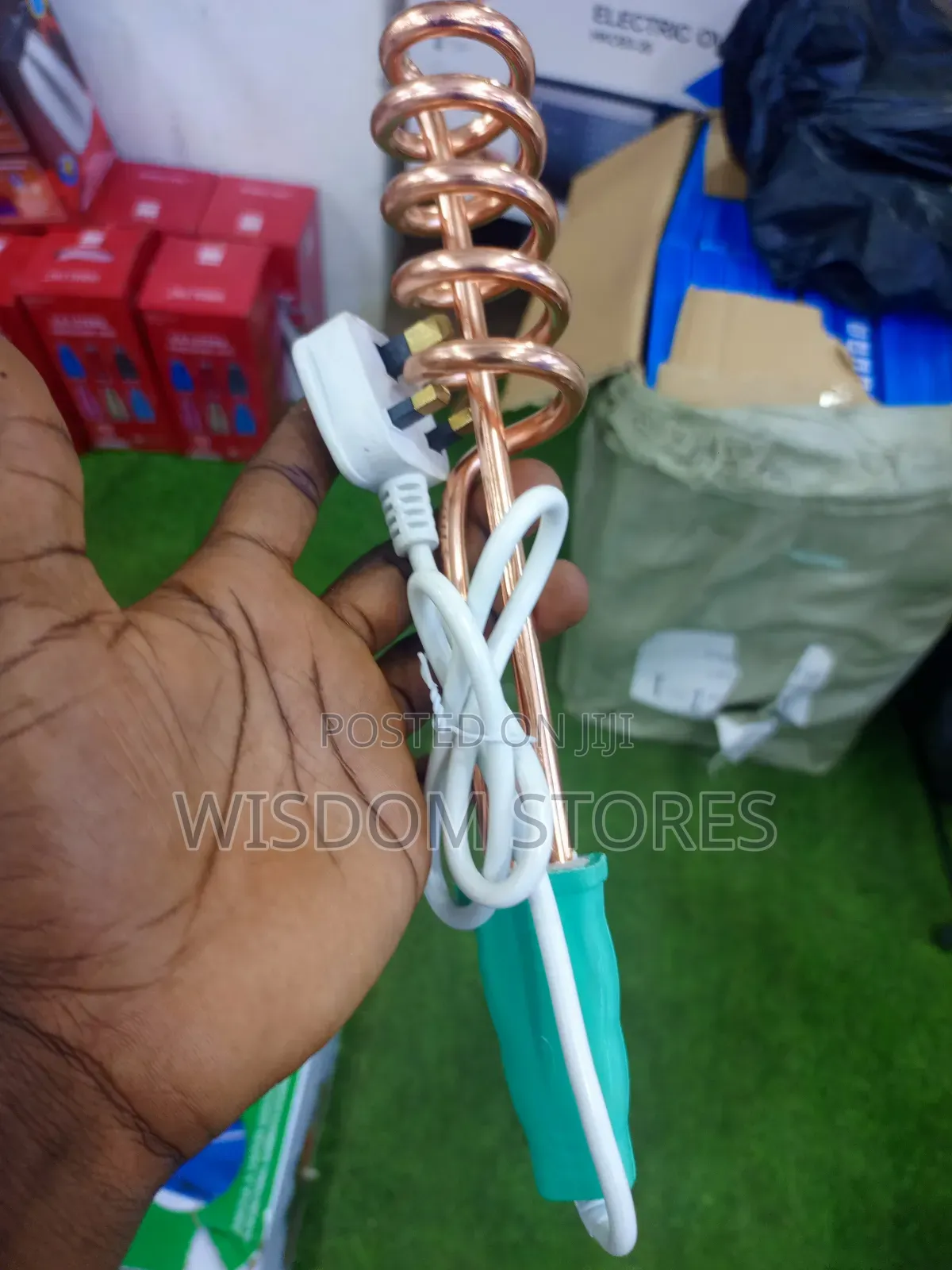 Portable Electric Immersion Water Heater.