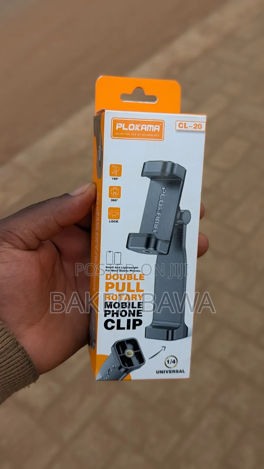 Plokama Cl-20 Double Pull Rotarymobile Phone Universal Tripod Mount.