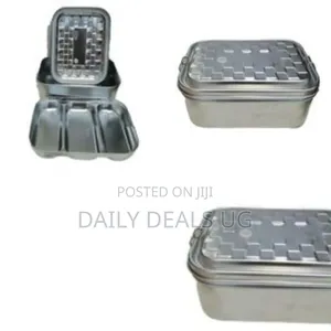 Stainless Steel Bento-Style Lunch Box Durable Food Container